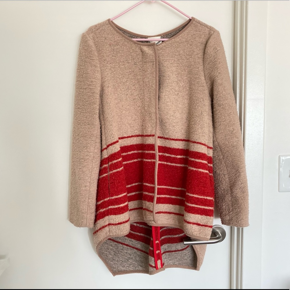 Anthropology wool blend jacket size S